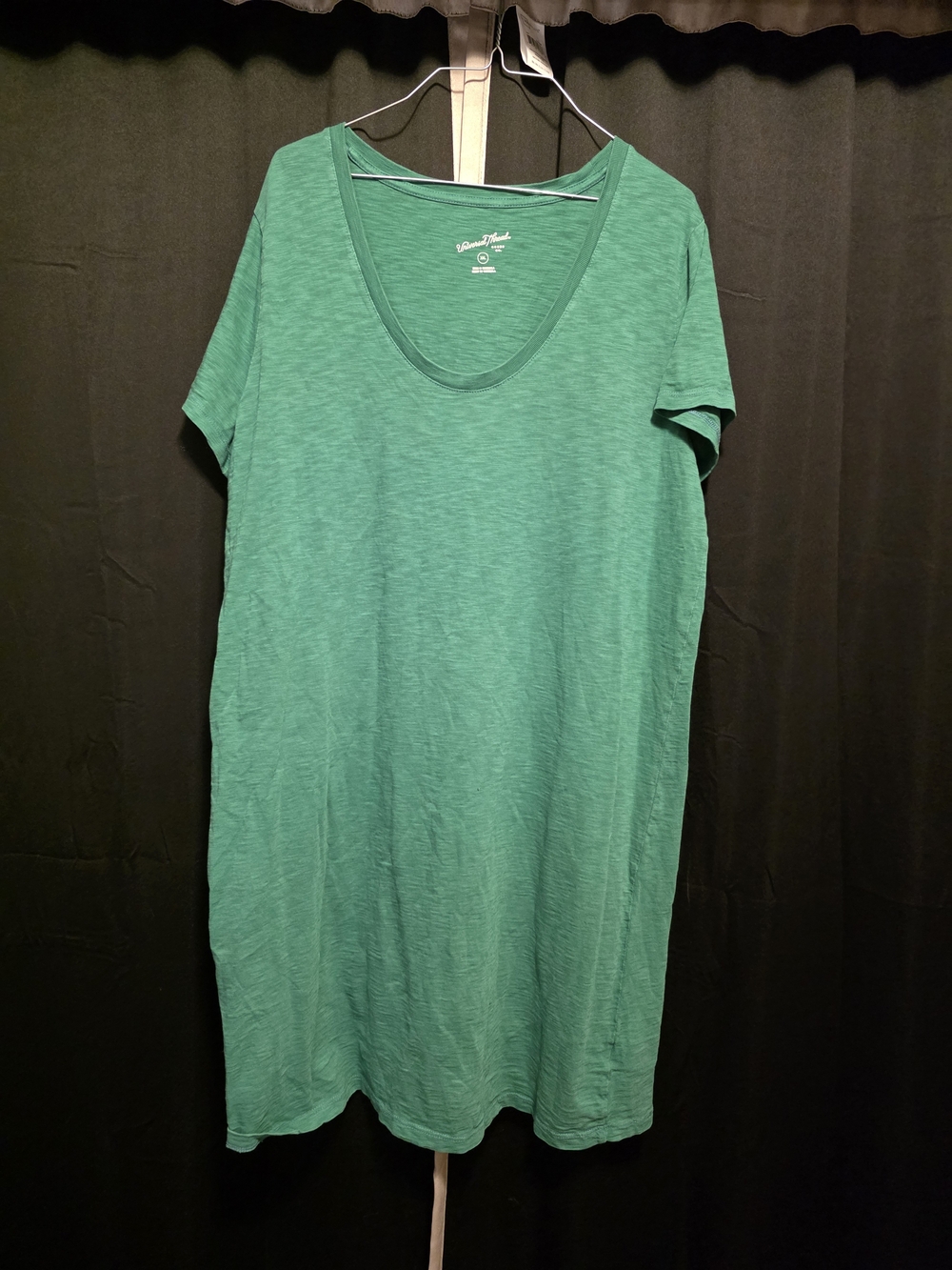 Universal Thread Green Scoop Neck Tunic Dress